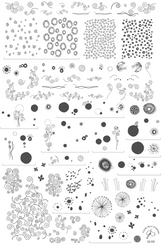 Feeling Vine (CjS-235) -  Clear Jelly Stamping Plate